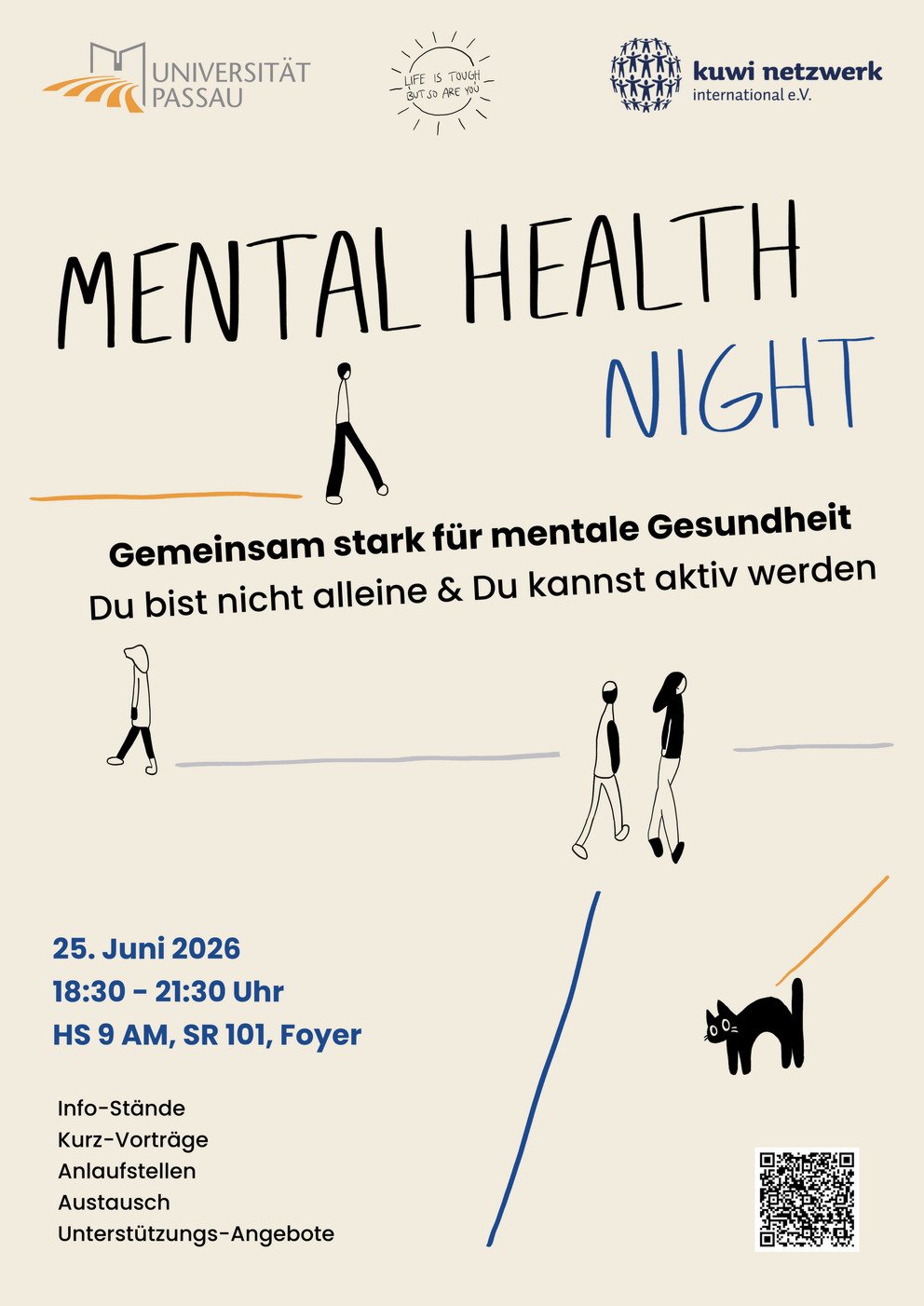 Bild Plakat Mental Health Night 2026 Vorderseite