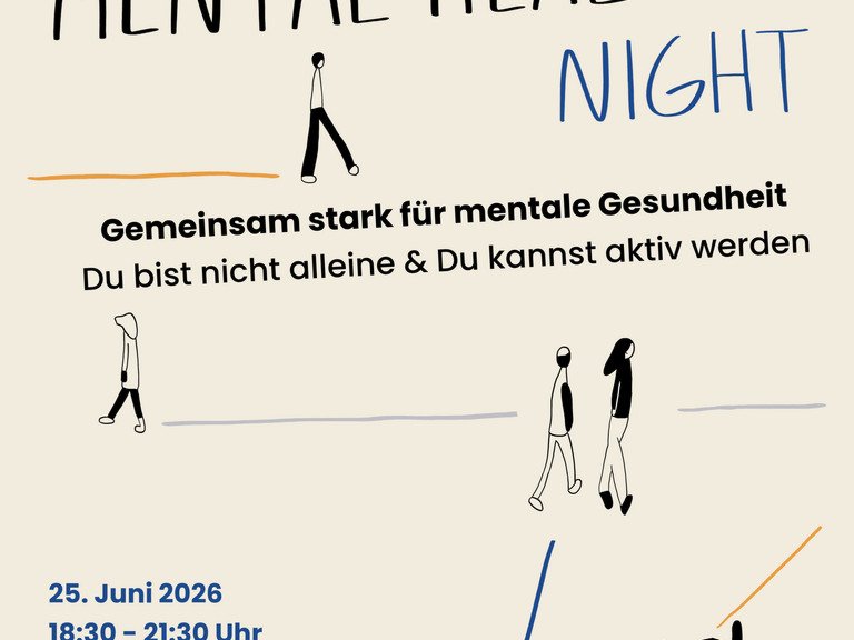 Bild Plakat Mental Health Night 2026 Vorderseite